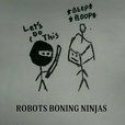 ROBOTS BONING NINJAS show