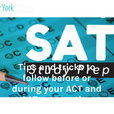 Tips and tricks to follow before or during your ACT and SAT preparation show