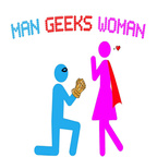 Man Geeks Woman show