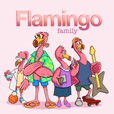 Flamingo Family show