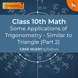 Similar to triangle (Part 2) | Some Applications of Trigonometry | CBSE | Class 10 | Math show
